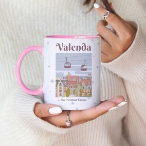 11oz The Hollow, Valenda, The Magnificent North Poster Caraval Once Upon A Broken Heart Series Inspired Mug