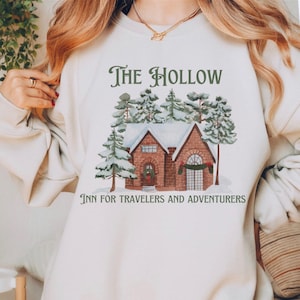 Inn For Travelers and Adventurers Once Upon A Broken Heart Inn Front Crewneck Sweatshirt