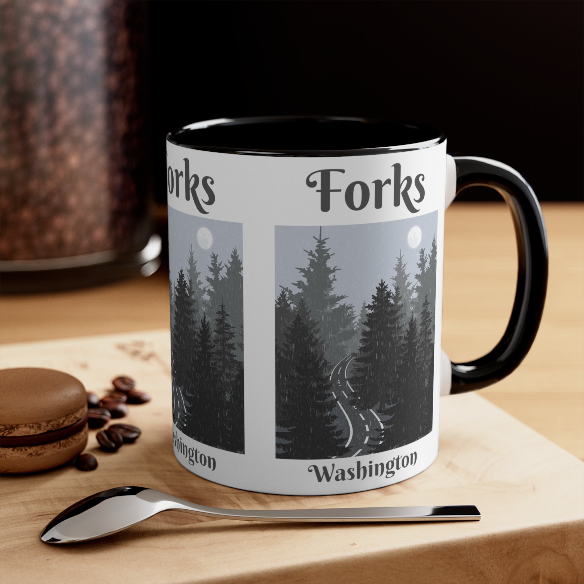 TWILIGHT Movie Fan Mug - Bella and Edward FORKS WASHINGTON - Twihard  Vampire Ceramic Coffee Cup