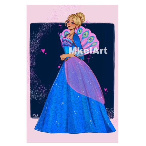 Zuinig Dank je Monarch 4x6 Ro From Barbie as the Island Princess DIGITAL Art Print - Etsy