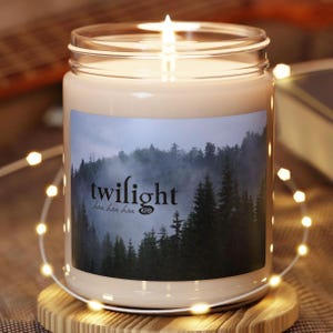 Twilight Inspired Scented Soy Candle, hoa hoa hoa, Bella Swan, Edward Cullen