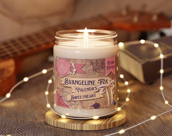 Evangeline Fox Valendas Sweetheart Once Upon A Broken Heart Inspired Scented Soy Candle, 9oz
