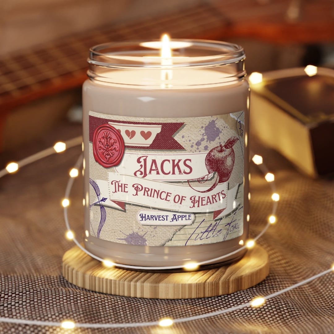 Jacks the Prince of Hearts Once Upon A Broken Heart Caraval Scented Soy Candle, 9oz Etsy