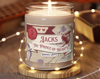 Jacks The Prince of Hearts Once Upon A Broken Heart Caraval Scented Soy Candle, 9oz