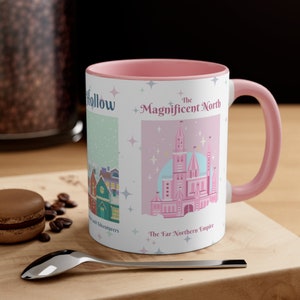 11oz The Hollow, Valenda, The Magnificent North Poster Caraval Once Upon A Broken Heart Series Inspired Mug