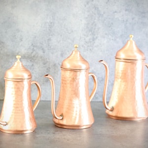 Hammered Copper Oil Bottle, Handmade Oil Dispenser, Pure Copper Oil Cruet