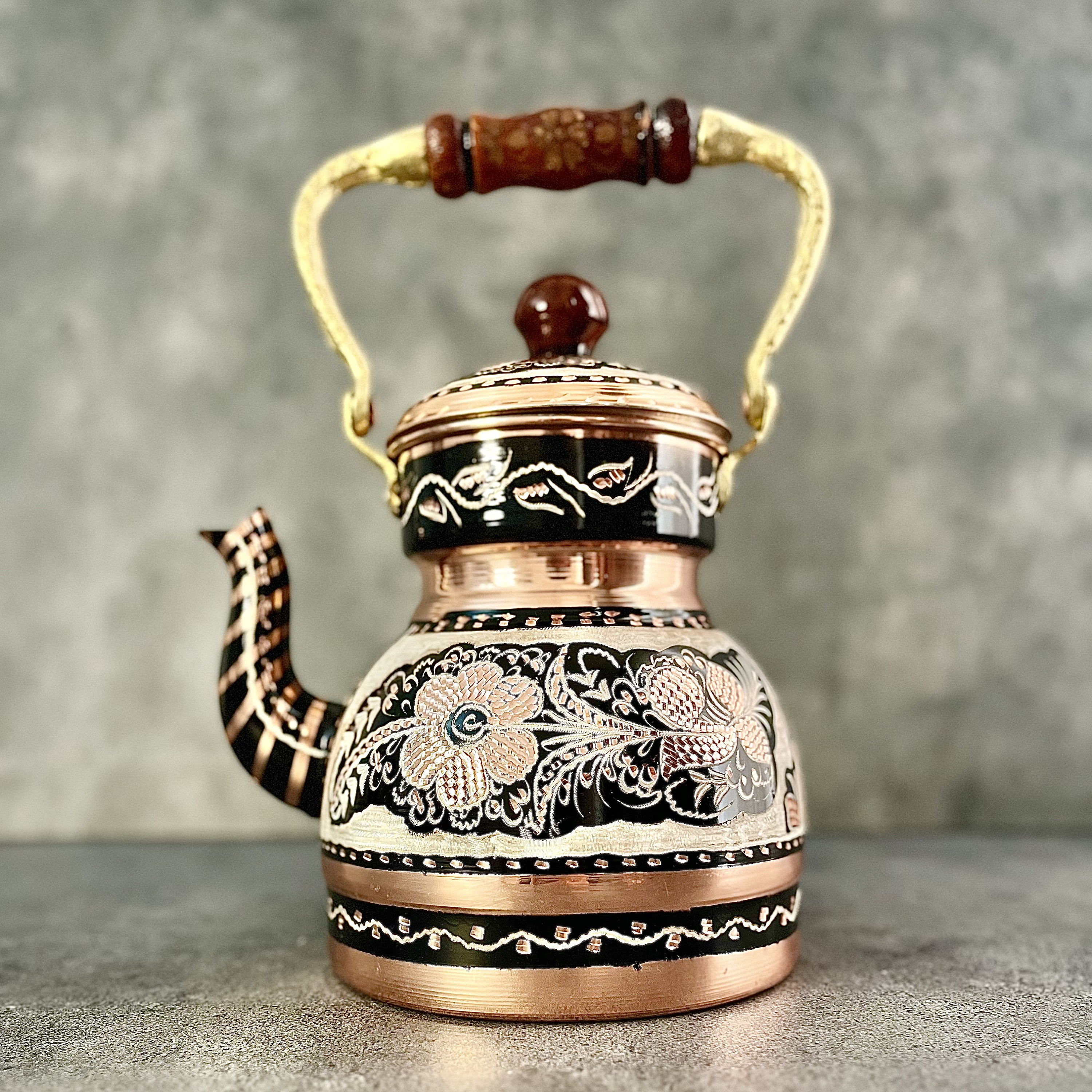 ツルのティーポット 銅雕ティーポット 金属工芸品 竹雲仙鶴酒壺 ツルのティーポット 銅雕ティーポット 金属工芸品 竹雲仙鶴酒壺 ツルの