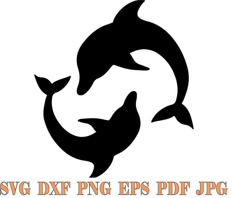Dolphin Svg, Beach Svg, Ocean Svg, Summer Svg, Sea Animals Svg