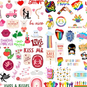 750 Stickers Bundle For Commercial Use Digital Stickers Pack Printable Stickers Set Printable Stickers Cricut Sticers Free image 5