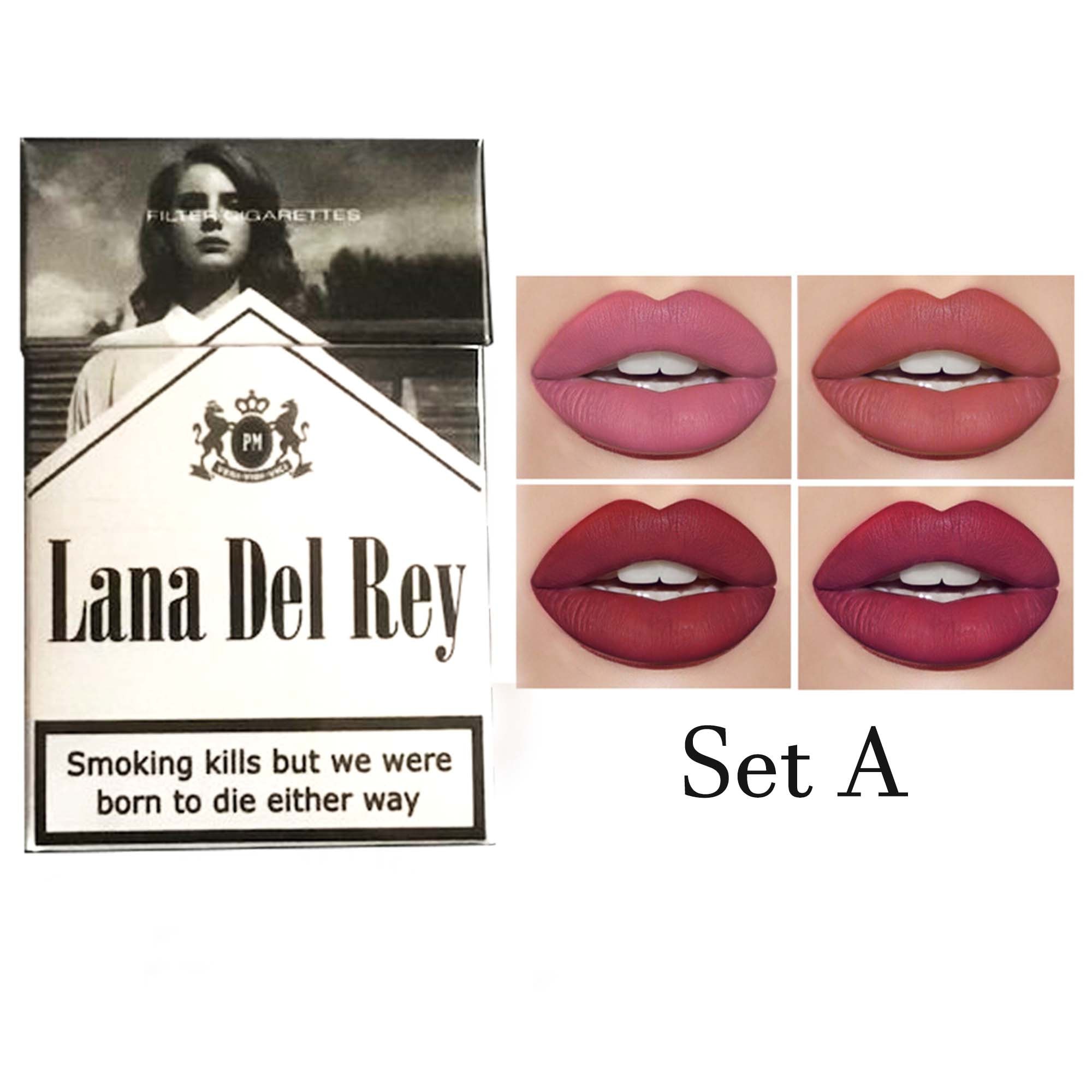Lana Del Rey Cigarette Lipsticks Set Lana Del Rey Lipsticks Etsy UK