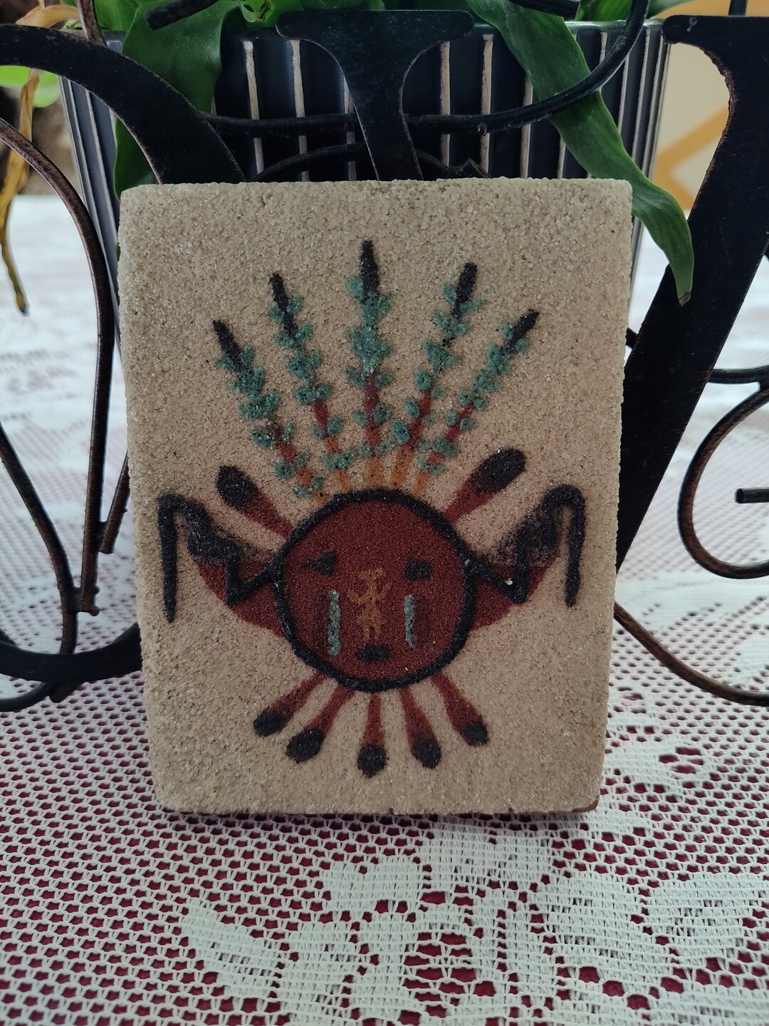 Native American Small Sand Painting Etsy