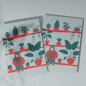 Postkarte "You grow Girl" //  A6