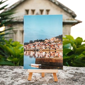 Combarro Galizia Spagna Cartolina Villaggio Stampa Camino de Santiago Regalo Biglietto d'auguri