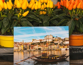 Porto Postcard | Portugal Postcard | Greeting Card | Travel Postcard | Wanderlust | Ribeira Porto