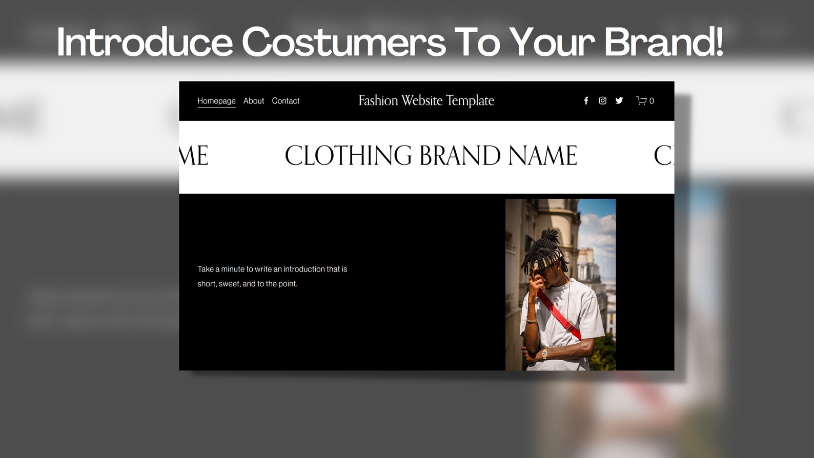 Squarespace Fashion Template Fashion Clothing Brand Clothing Store