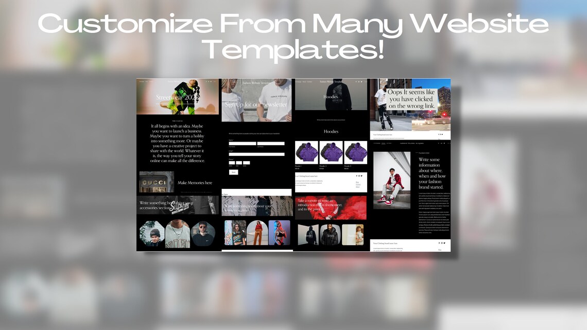 Squarespace Fashion Template Fashion Clothing Brand Clothing Store