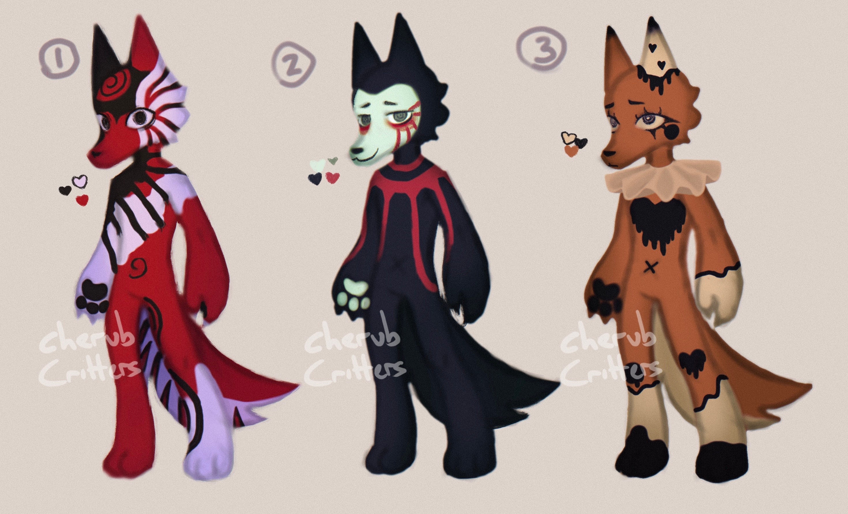Wolf Adopts, Sona, Fursona, Character Design, Cute, Creepy, Cheap ...