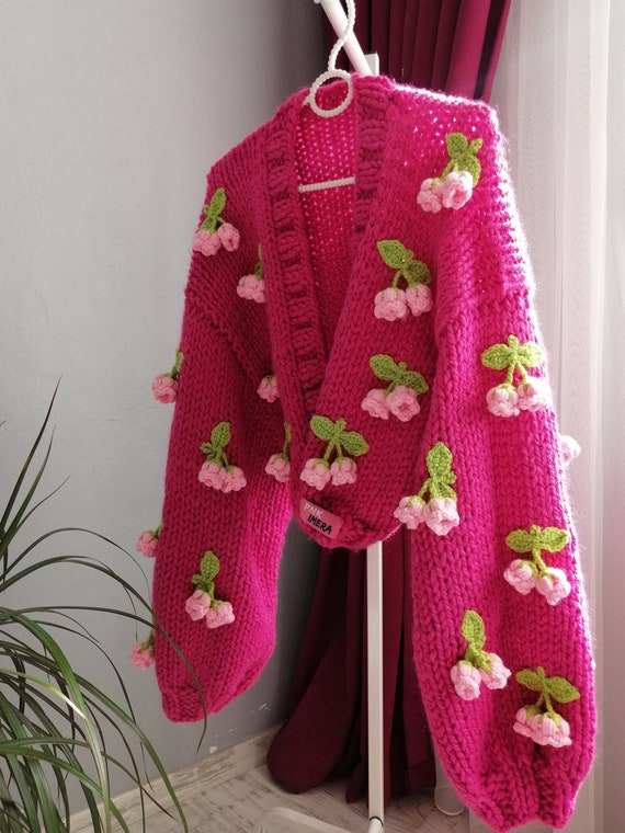 トップス FAKE AS FLOWERS KNIT CARDIGAN FAF(Fake As Flowers) / ANGEL RAGLAN KNIT CARDIGAN