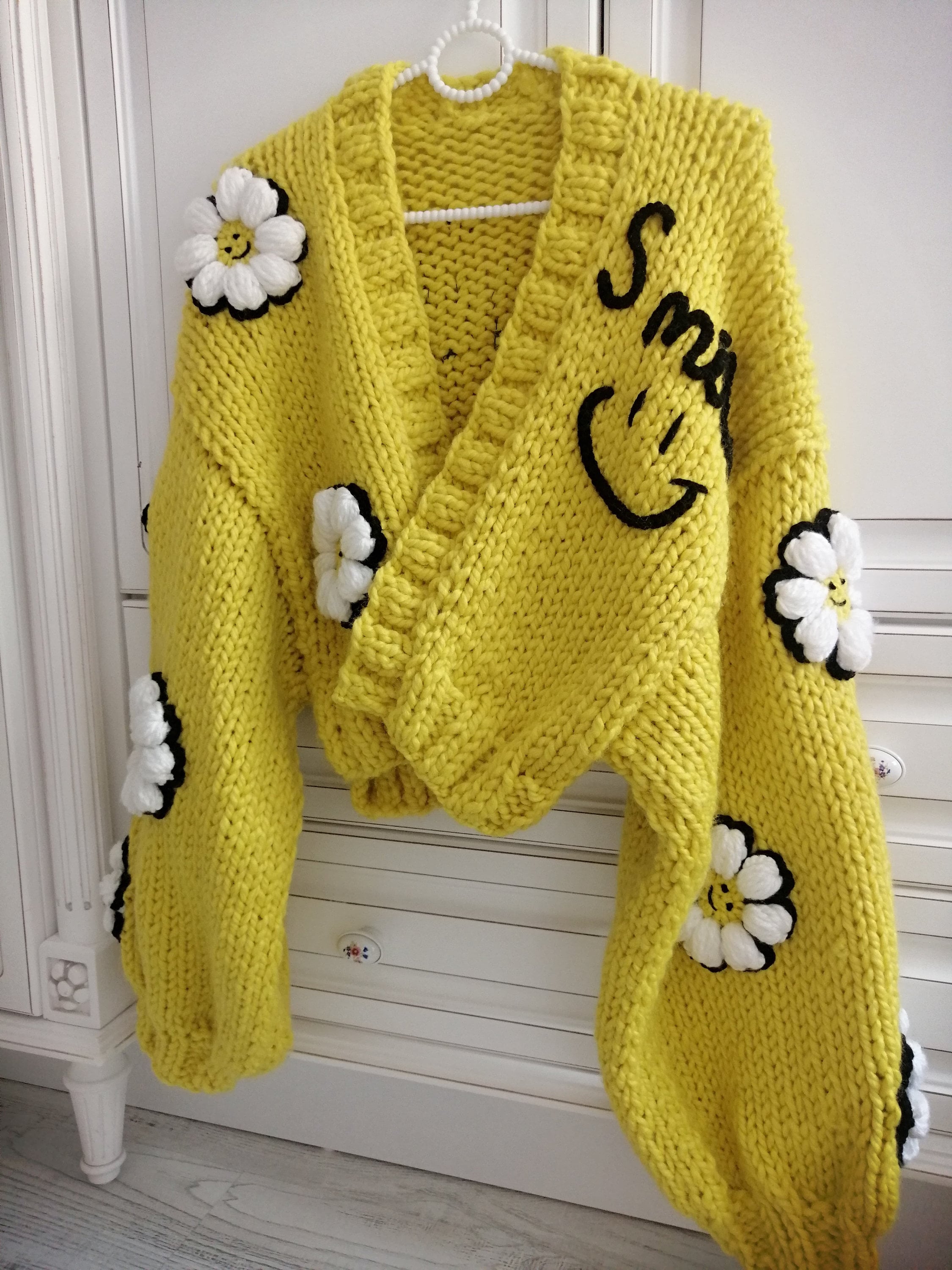 Pnkimera | Embroidered Sweater | Women Cardigan | Unique