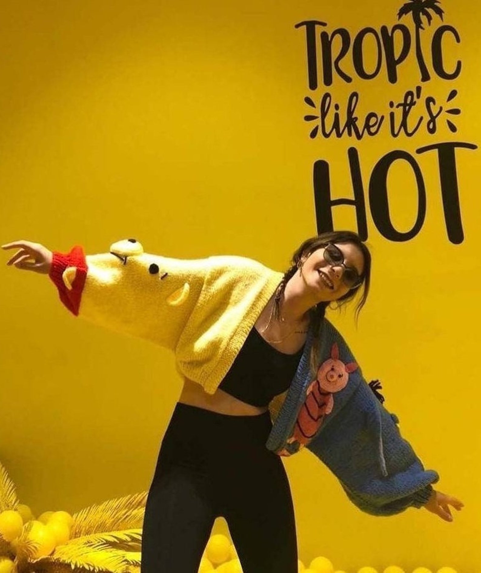 Pnkimera, Teddy Bear Jacket, 3d Teddy Bear Sweater, Handmade Crop