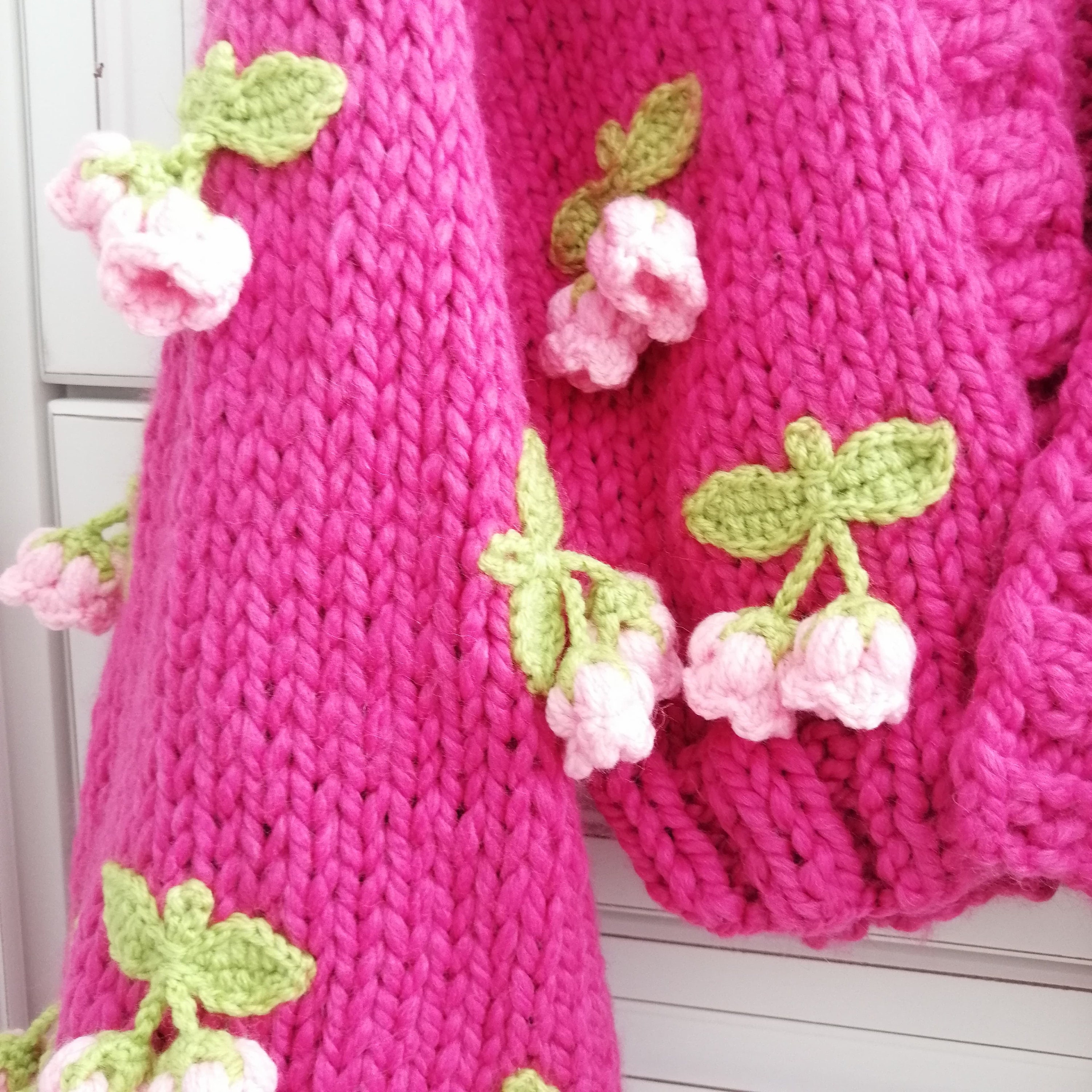 希少 TTT MSW 上質 Flower Zip Knit Cardigan F TTT_MSW / Flower Knit Jacquard Cardigan