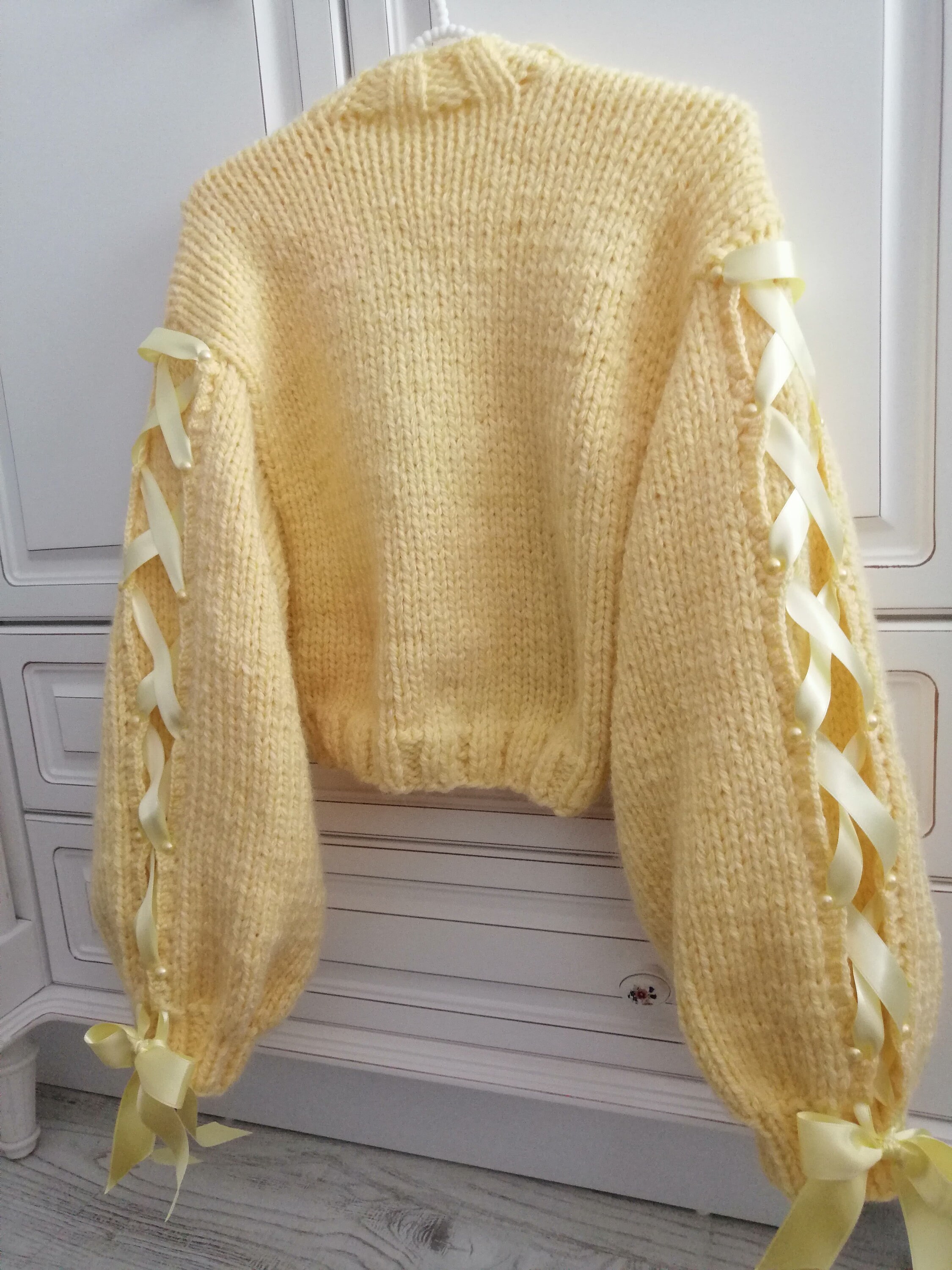 gold button knit 【Border】