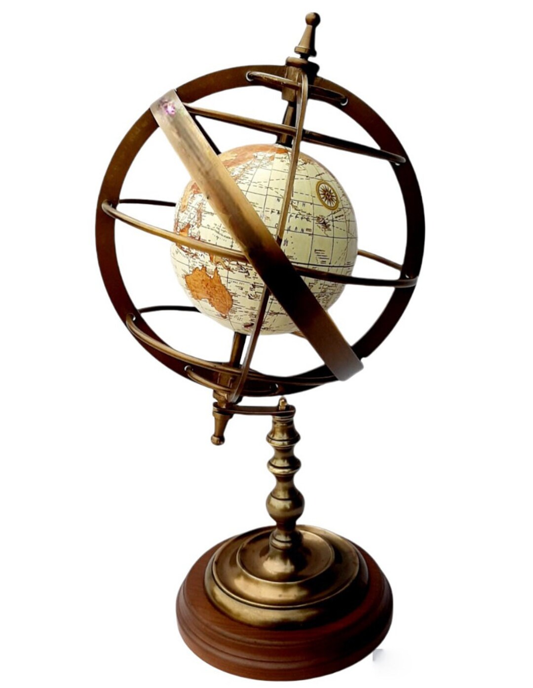 Tabletop Globe Armillary Nautical Antique Sphere Globe Etsy