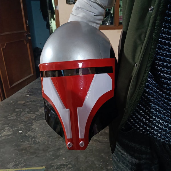 Darth Raven Sith Lord Helm - Mandalorian Darth Vader Stahlhelm - Starwars Kostüm Cosplay Rollenspiel Requisite Halloween Helm.