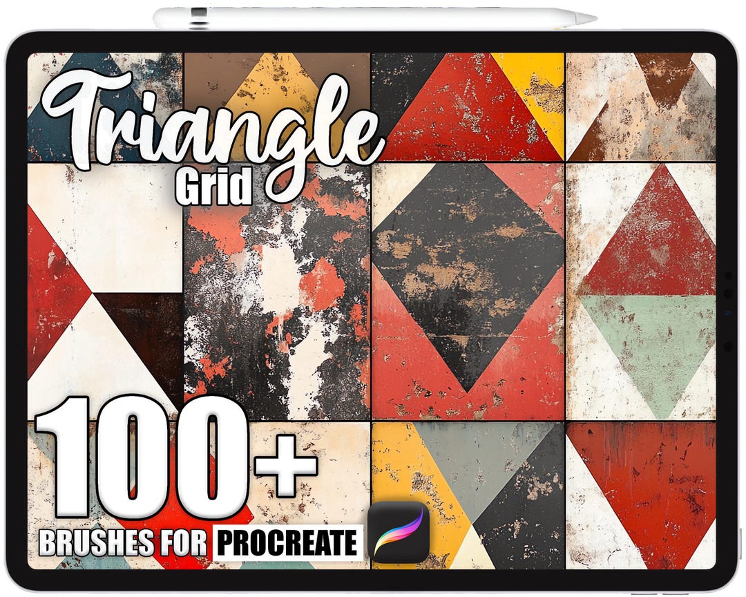 100+ Procreate Trefoil Pattern Brushes, Realistic Texture Brushes for ...