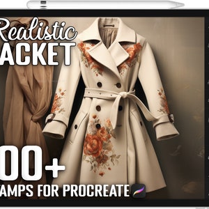 100+ Procreate Jacket Stamps, Jacket Brushes for Procreate, Instant Digital Download