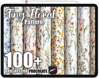 100+ Procreate Brushes, Realistic Texture Brushes for Procreate, Instant Digital Download