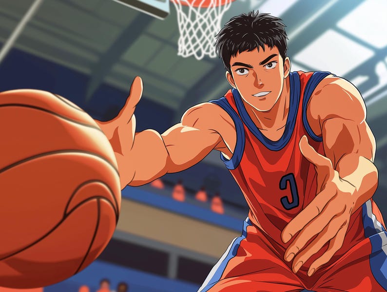 100+ Procreate Basketball Pose Stamps, Action Basketball Brushes for ...