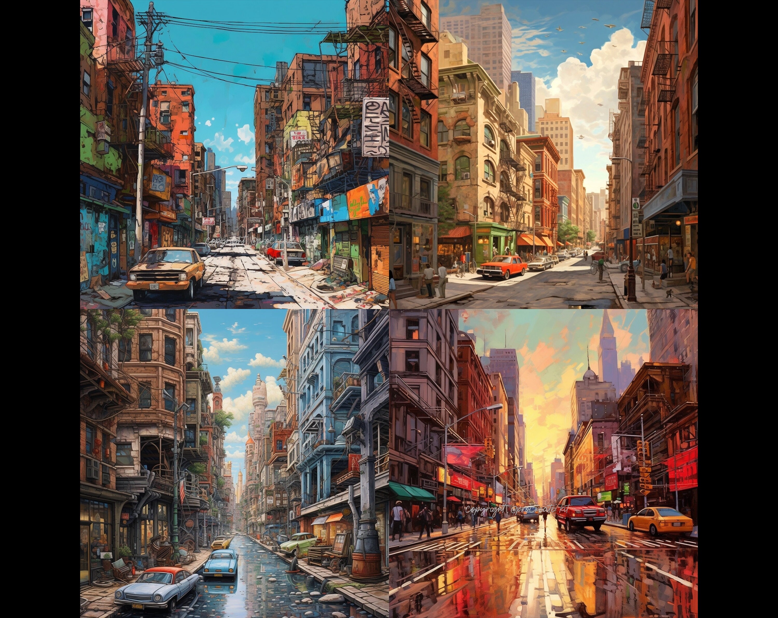 100+ Procreate City Street View Stamps, City Street View Brushes for ...