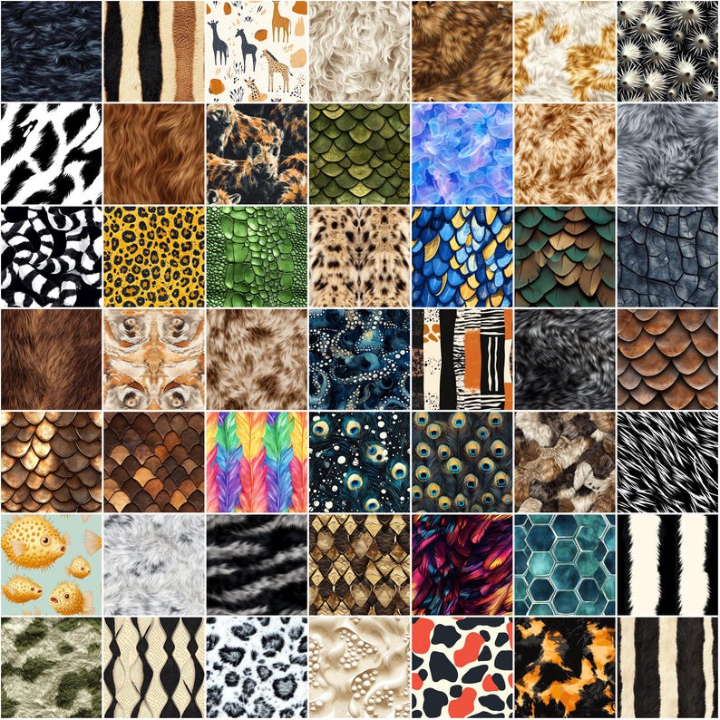 100+ Procreate Animal Skin Brushes, Realistic Texture Brushes for ...