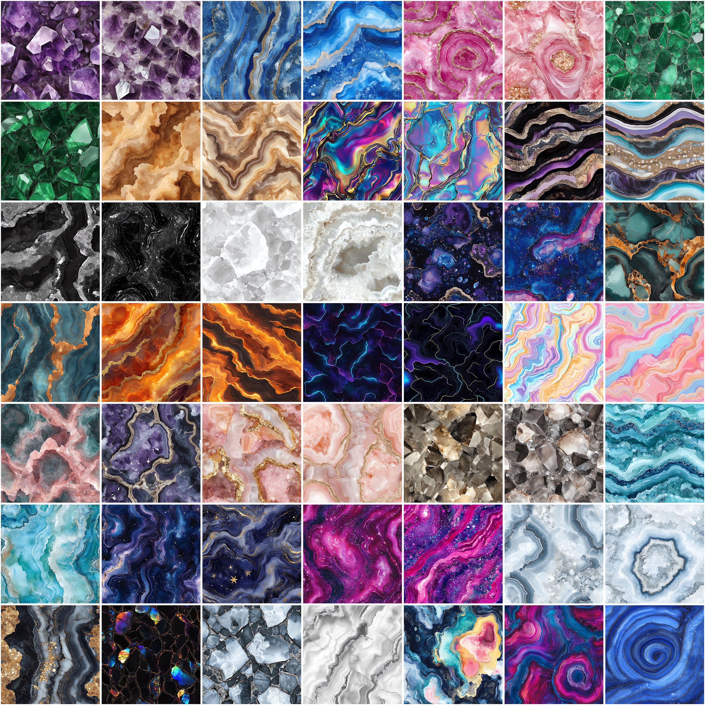 100+ Procreate Geode Texture Brushes, Realistic Texture Brushes for ...
