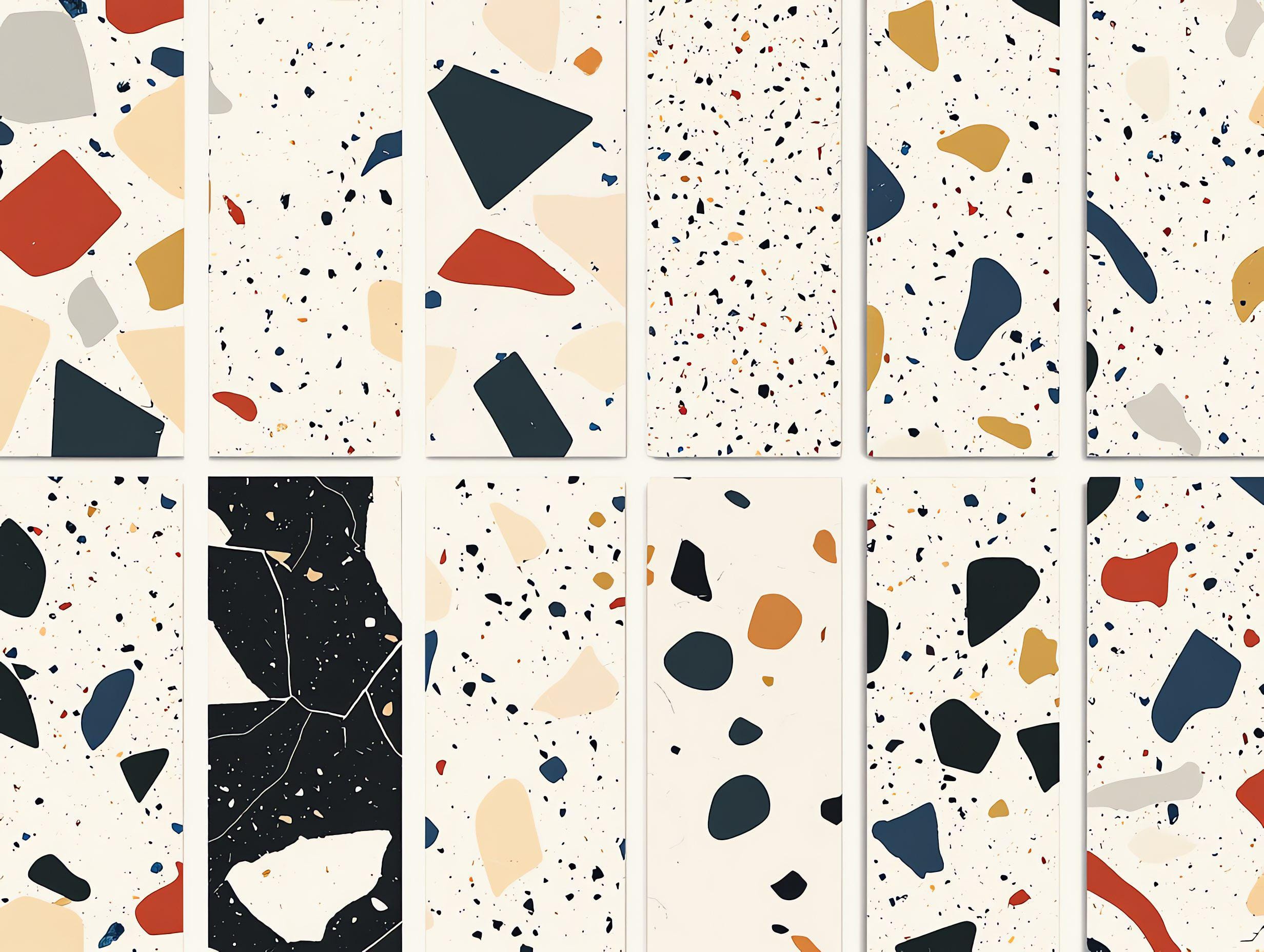 100+ Procreate Terrazzo Pattern Brushes, Realistic Texture Brushes for ...