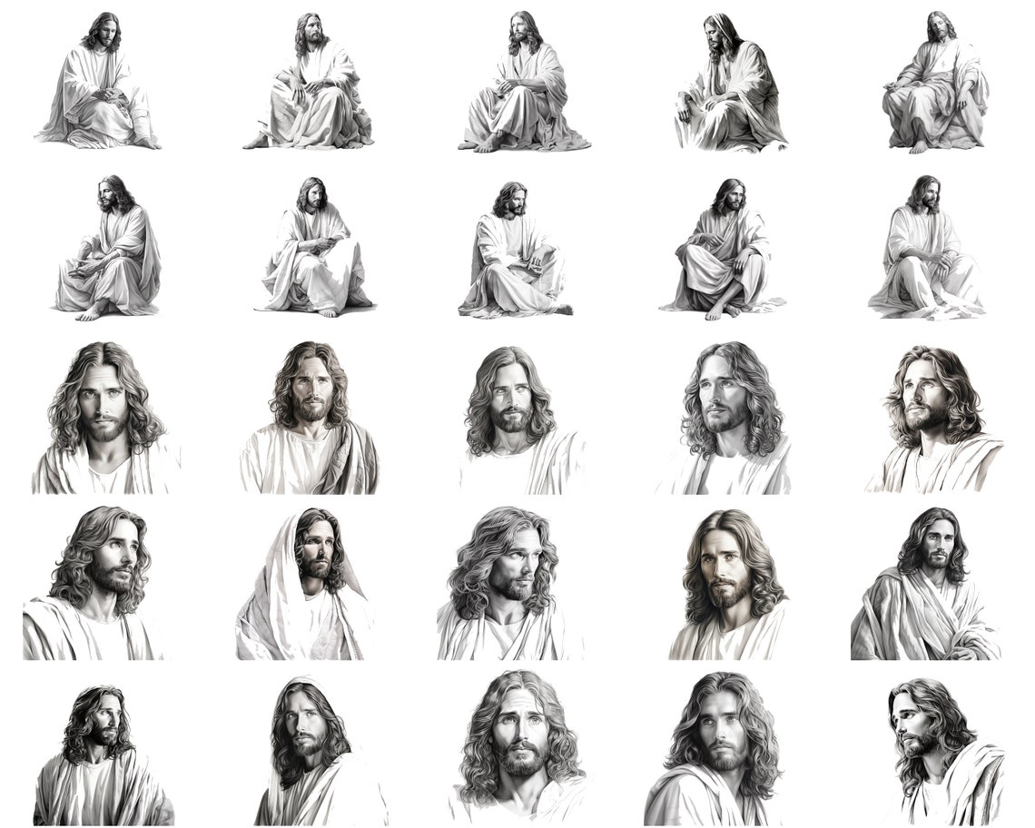 100+ Procreate Jesus Christ Stamps, Jesus Christ Brushes for Procreate ...