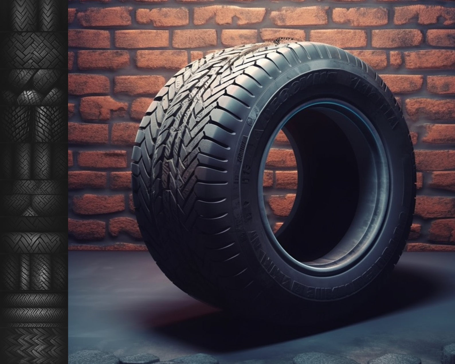 100+ Procreate Tyre Texture Brushes, Realistic Brushes for Procreate ...