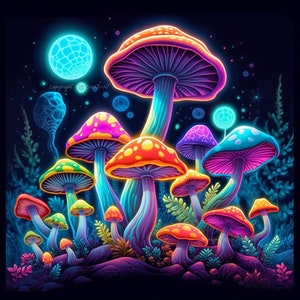100+ Procreate Realistic Mushroom Stamps, Mushroom Brushes for ...
