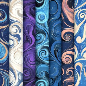 100+ Procreate Baroque Swirl Brushes, Realistic Texture Brushes for ...