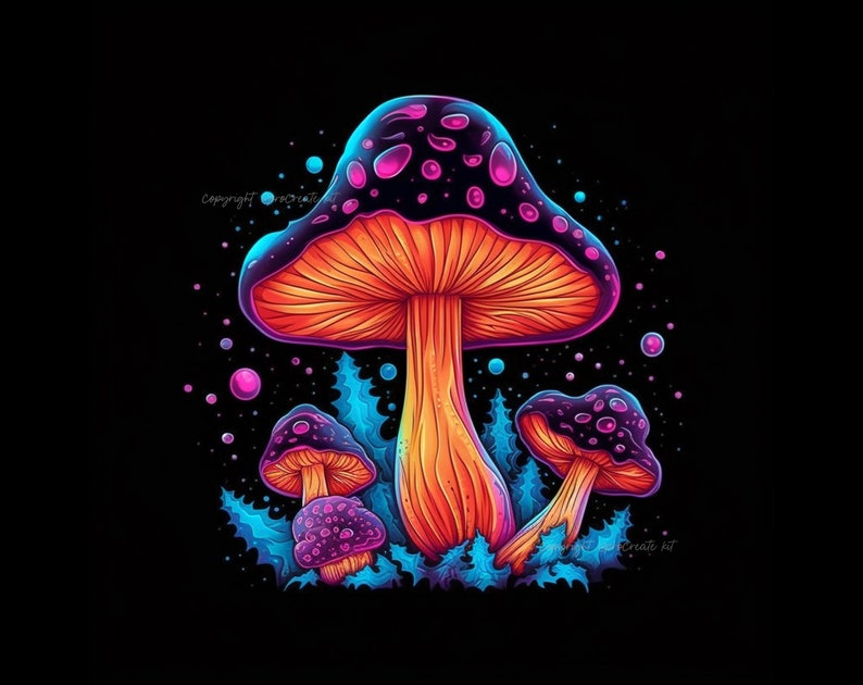 100+ Procreate Realistic Mushroom Stamps, Mushroom Brushes for ...