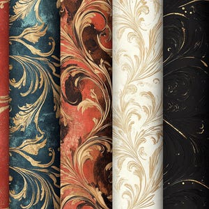 100+ Procreate Baroque Swirl Brushes, Realistic Texture Brushes for ...