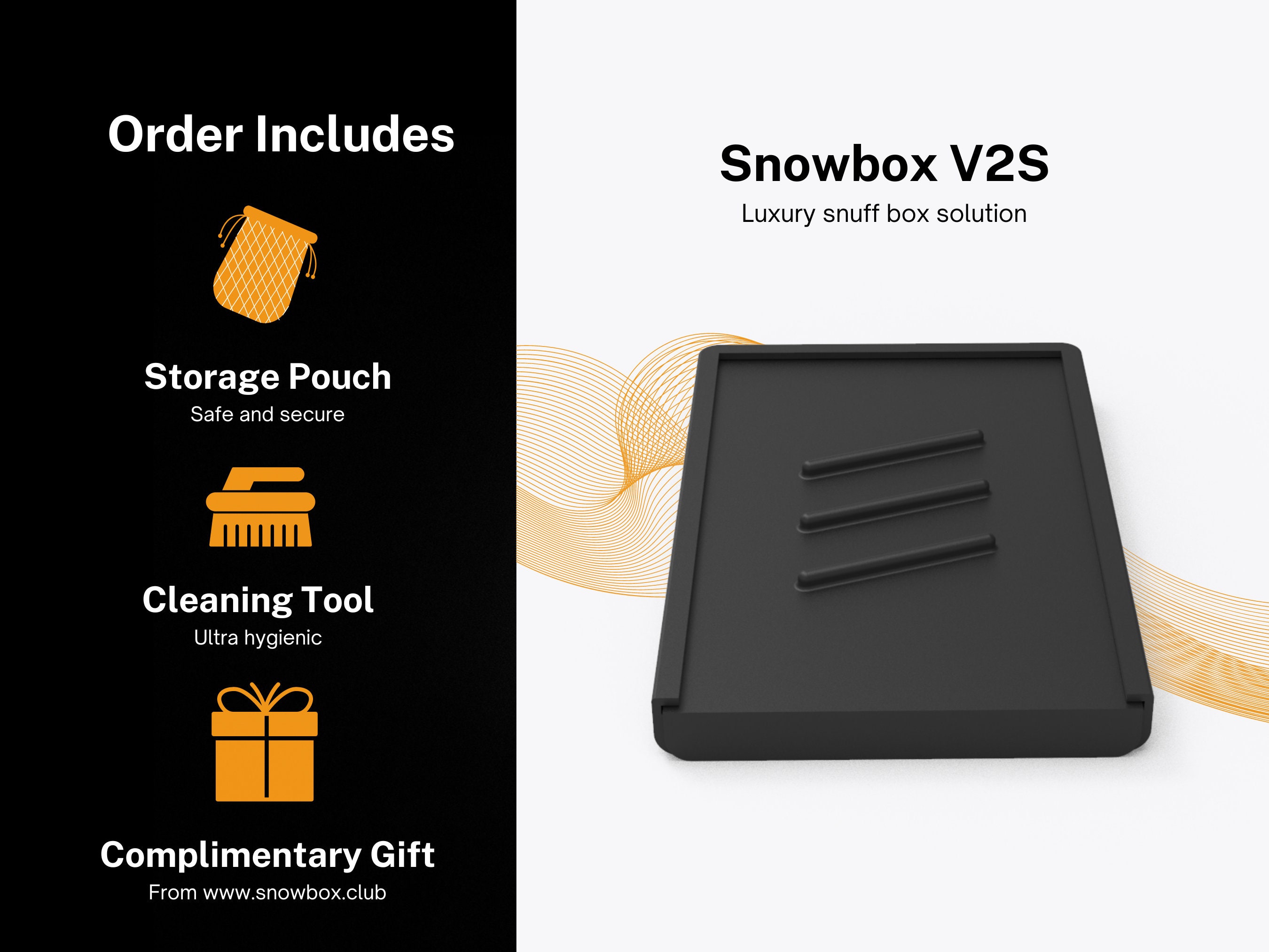 Premium Snuff Box Discreet Snuff Kit With Antibacterial Etsy