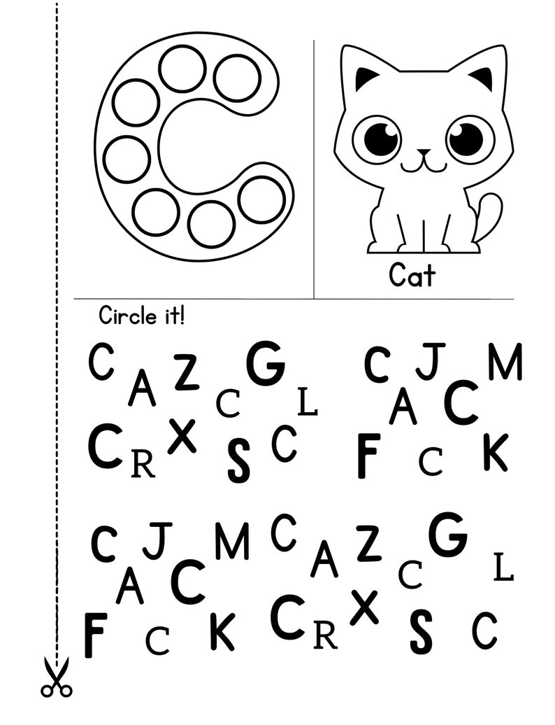 Abc Alphabet Letters Dot Markers Activity Book for Kids | 52 Pages ...