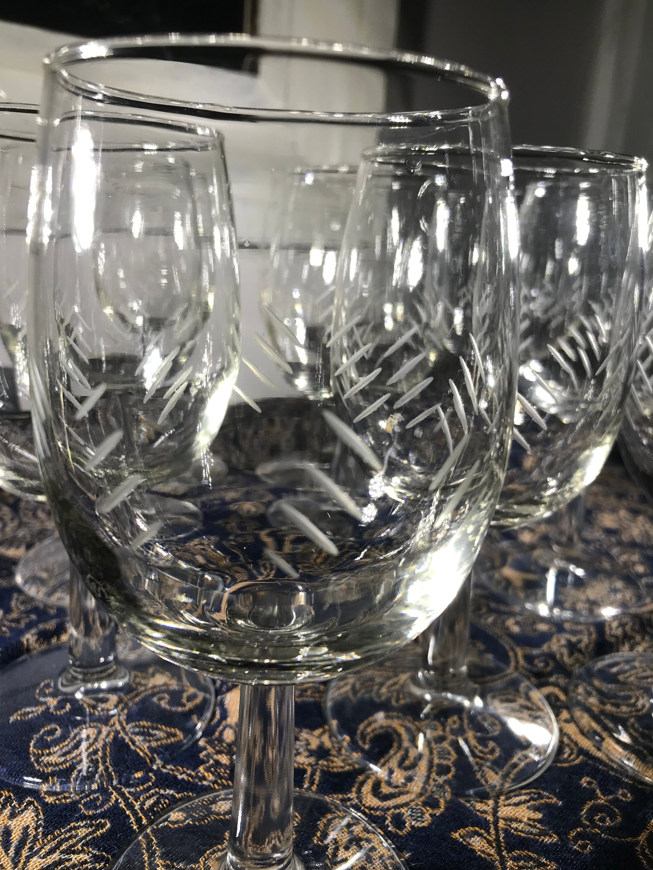 Crystal Wine Goblets (GL-007)