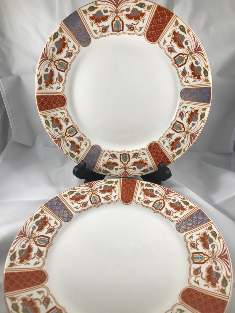 Vintage Queens Imari Dinner Plates Set of 3 Etsy