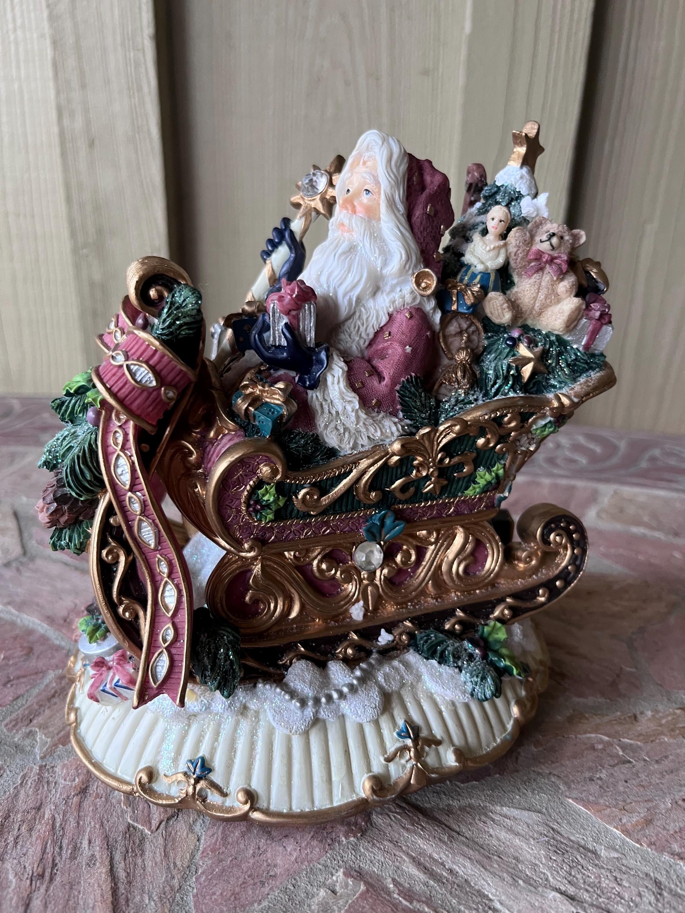 Fitz and Floyd Santa Figurine - Etsy