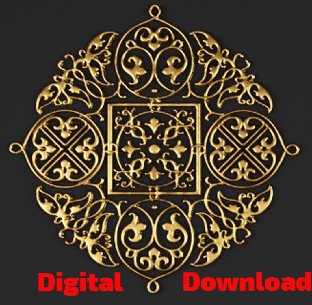 3D Wooden Rosettes 4, Wooden Wall Art, Geometric Wall Decor, Wood Wall