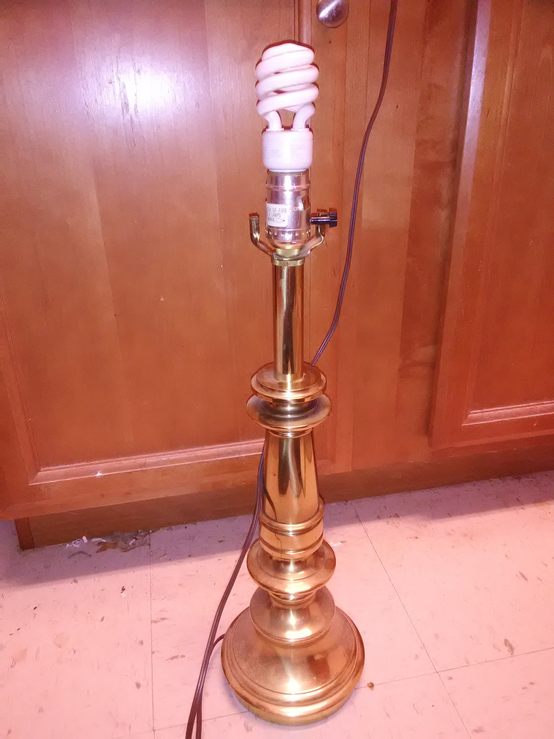 Leviton brass lamp deals