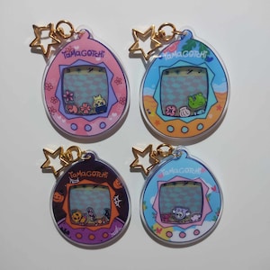 Tamagotchi Shaker Charms
